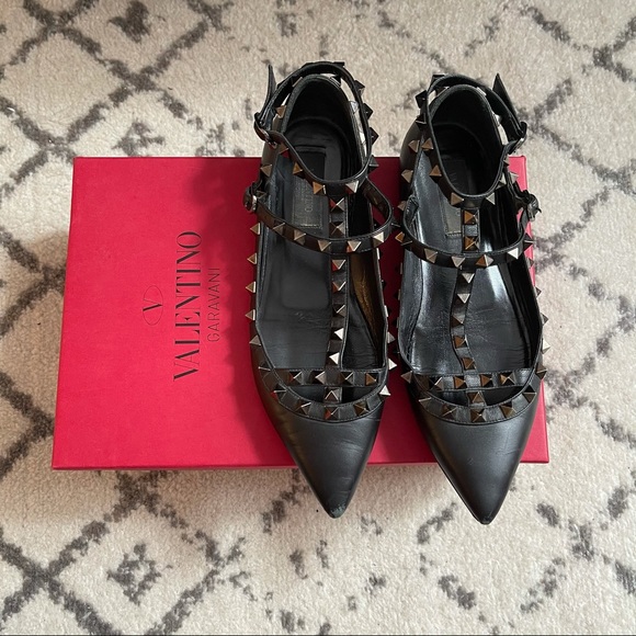 Valentino rockstud flats - Picture 5 of 14
